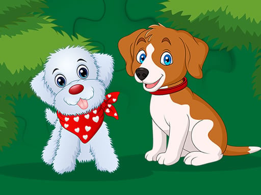 Play Cute Puppies Jigsaw Online