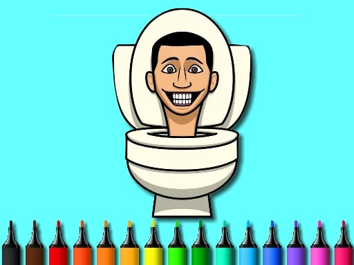 Color Skibidi Toilet Online Puzzle Games on NaptechGames.com