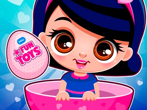 Cute Dolls: Open Eggs Online Girls Games on NaptechGames.com