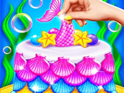 Mermaid Cake Cooking Design - Fun in Kitchen - Girls