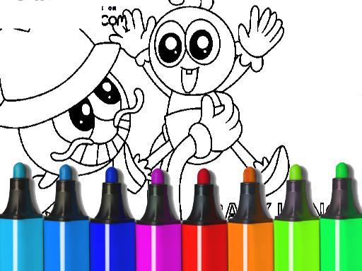 Baby Long Legs Coloring Pages Online Girls Games on NaptechGames.com