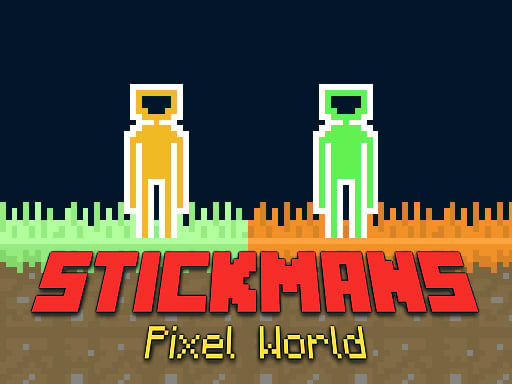 Stickmans Pixel World Online Adventure Games on NaptechGames.com