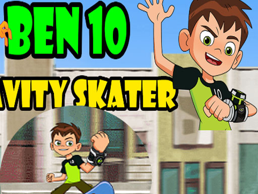 Ben 10 Gravity Skater Online Boys Games on NaptechGames.com