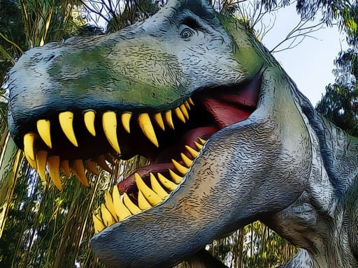 Play King of the Dinosaurs Puzzle Online