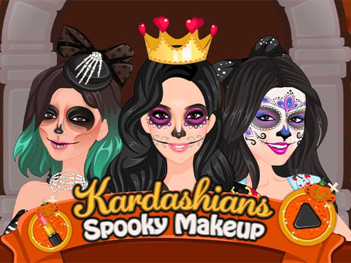 Kardashians Spooky Makeup Online Girls Games on NaptechGames.com