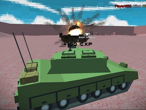 Helicopter And Tank Battle