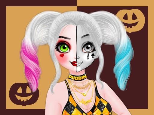 Play Princess Halloween Makeup HalfFaces Tutorial Online