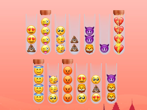 Sort Emoji Online Puzzle Games on NaptechGames.com