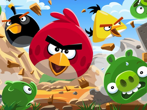 Angry Birds Mad Jumps Online Arcade Games on NaptechGames.com
