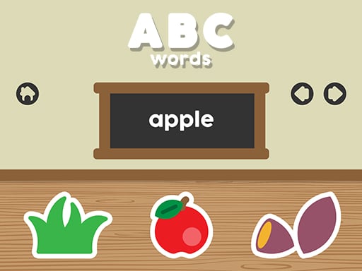 ABC words Online Clicker Games on taptohit.com
