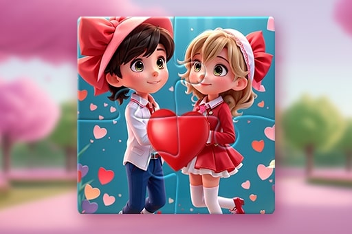 Valentine Couple Jigsaw Puzzle play online no ADS