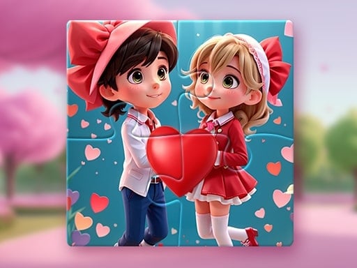 Valentine Couple Jigsaw Puzzle - Play Free Best Puzzle Online Game on JangoGames.com