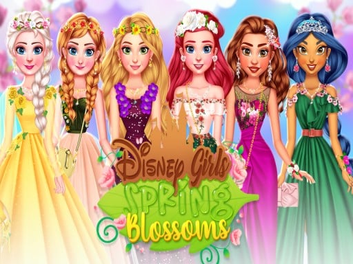 Princess Girls Spring Blossoms - Puzzles