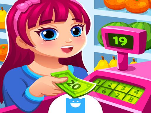 Play Supermarket Game help mom with the shopping