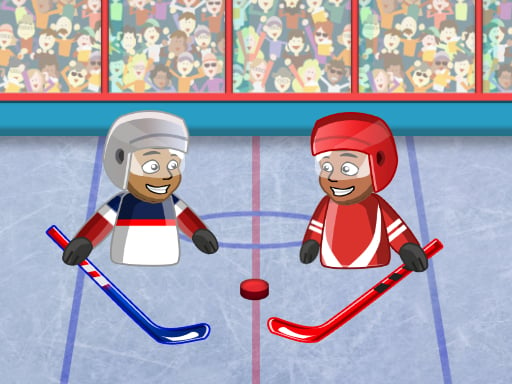 Play Puppet Hockey Battle Online