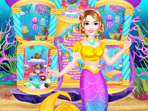 Play Mermaid House Cleaning And Decorating