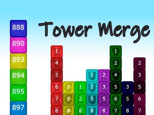 Tower Merge Online Clicker Games on taptohit.com