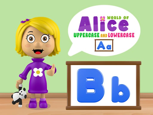 World of Alice   Uppercase and Lowercase - Play Free Best Puzzle Online Game on JangoGames.com