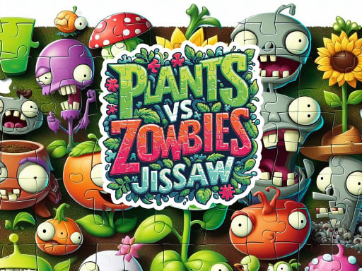 Plants vs Zombies Jigsaw - Play Free Best  Online Game on JangoGames.com