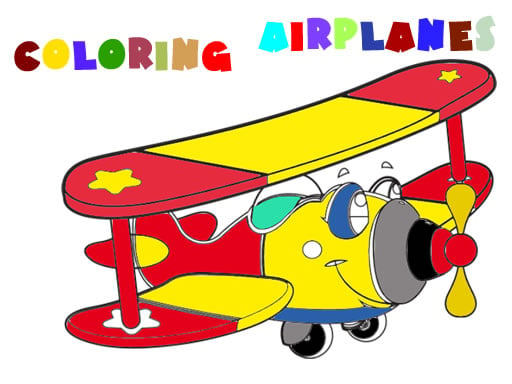 Play Coloring Book- Airplane V 2.0