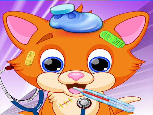 Little Sweet Cat Doctor Online Baby Hazel Games on NaptechGames.com