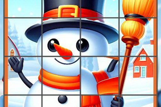 Happy Snowman Puzzle