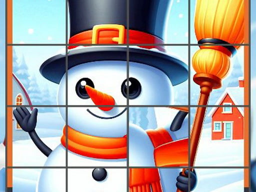 Happy Snowman Puzz...