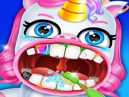 Unicorn Dentist Online Arcade Games on NaptechGames.com