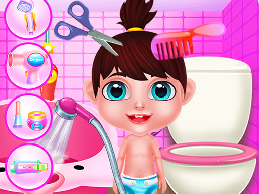 Baby Girl Daily Care Online Girls Games on NaptechGames.com