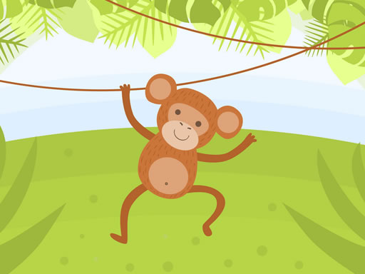 Play Funny Monkeys Coloring