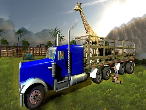 Animal Transport Truck 3D Game 2022 Online Adventure Games on NaptechGames.com