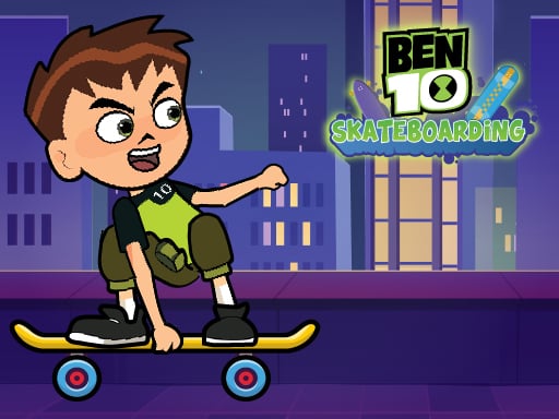 Ben 10 Skateboardi...