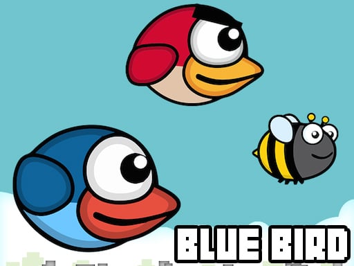 Flying-Blue-Bird