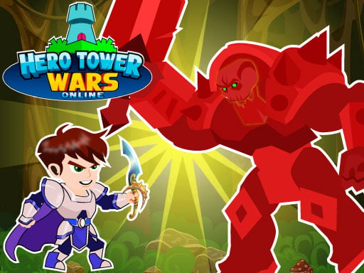 Hero Tower Wars Online Online Adventure Games on taptohit.com