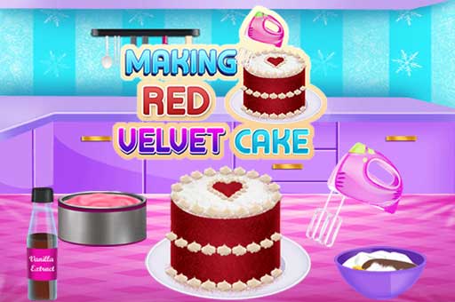 Making Red Velvet Cake