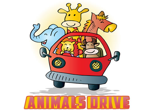 Animals Drive Jigsaw