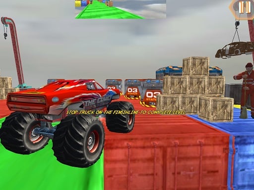 Play Monster Truck Driving Stunt Game Sim