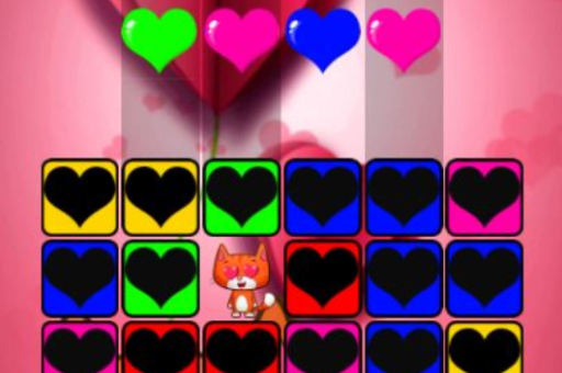Falling Hearts play online no ADS