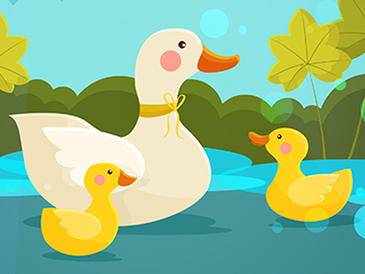 Mother Duck and Ducklings Jigsaw Online Puzzle Games on NaptechGames.com