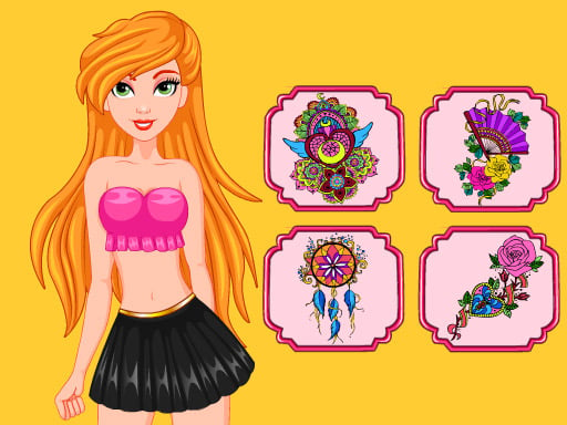 Princess Tattoo Artist Online Girls Games on NaptechGames.com