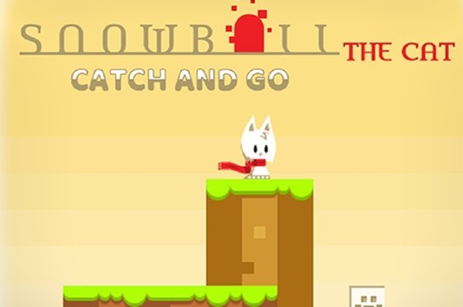 Snowball The Cat Catch and Go play online no ADS
