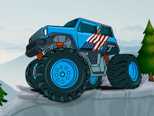 Monster Truck Mountain Climb Online Racing Games on NaptechGames.com