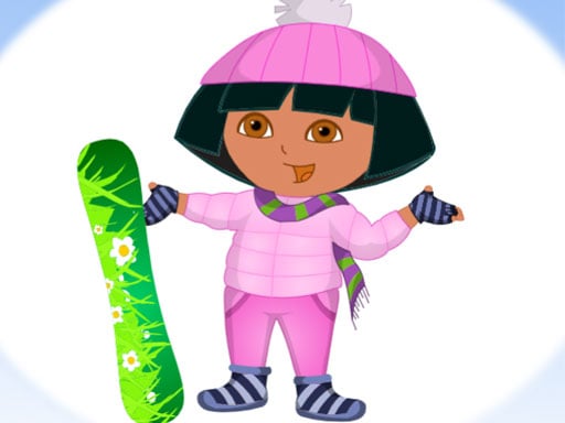 Dora Ski Dress up Online Girls Games on NaptechGames.com