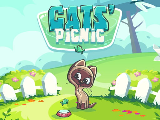 Cats Picnic Online Puzzle Games on NaptechGames.com