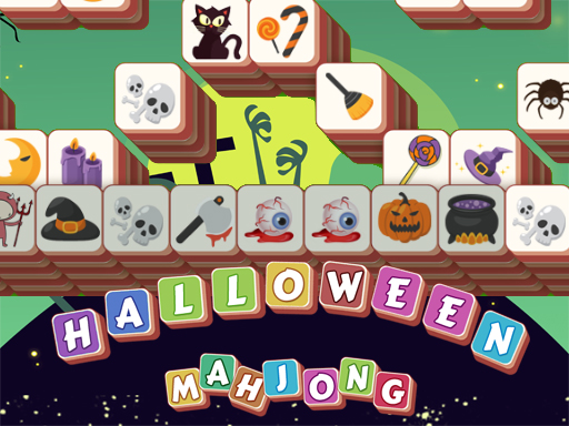 Halloween Mahjong Tiles - Puzzles
