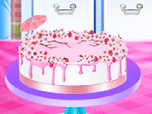 Cherry Blossom Cake Cooking - Food Game - Girls