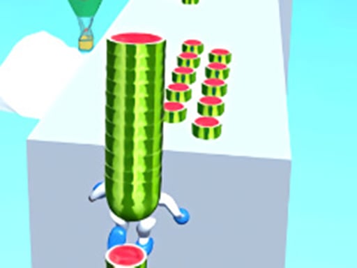 Watermelon Run 3d Online Hypercasual Games on NaptechGames.com