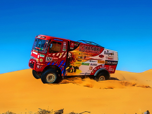 Play Desert Rally Puzzle