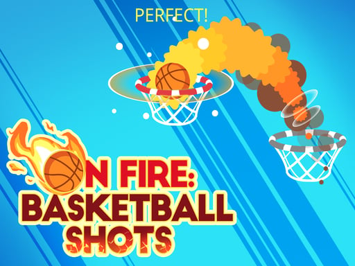 On fire : basketball shots Online Hypercasual Games on NaptechGames.com