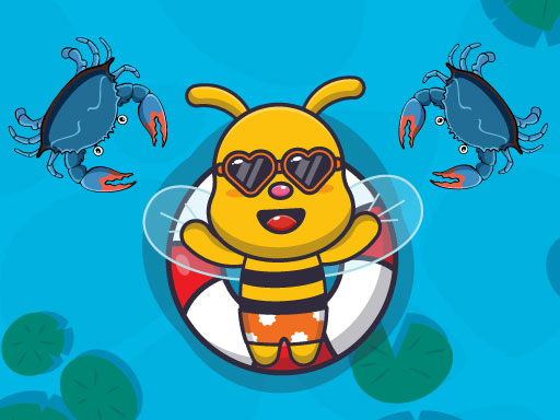 Swimming Bee Online Hypercasual Games on NaptechGames.com